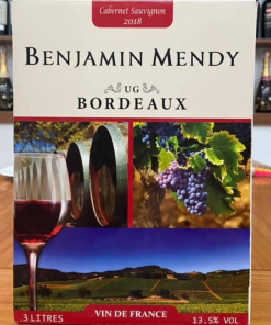 Rượu vang Pháp Benjamin Mendy bịch 3 lít