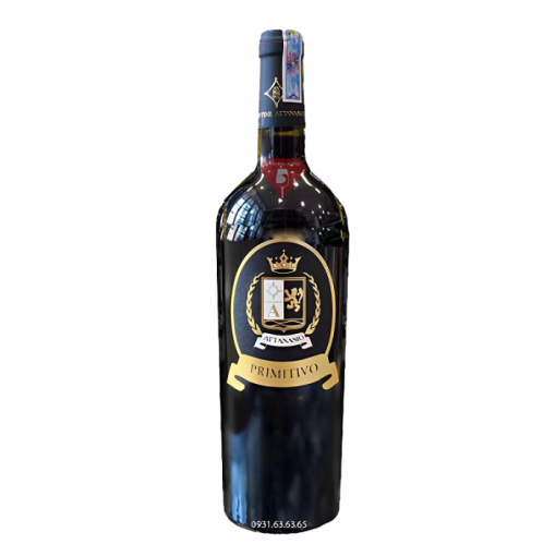 Rượu vang Attanasio Primitivo Negroamaro Puglia