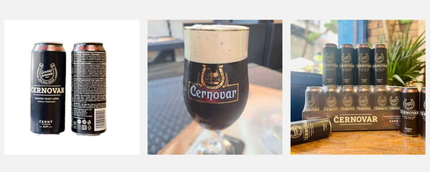 Bia đen Cernovar Premium Dark 4.5% [Giao hỏa tốc]