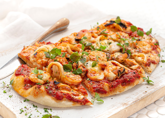 cách làm món pizza hải sản