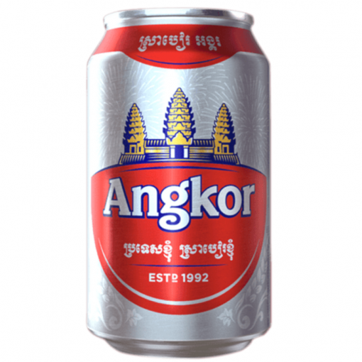 Bia Angkor Lager Lon 330ml