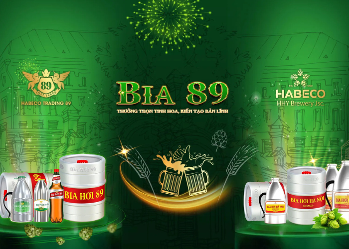 Bia tươi Hà Nội 89 Habeco