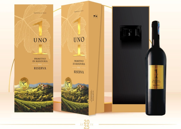 Rượu vang Uno 1 Primitivo Di Manduria Riserva