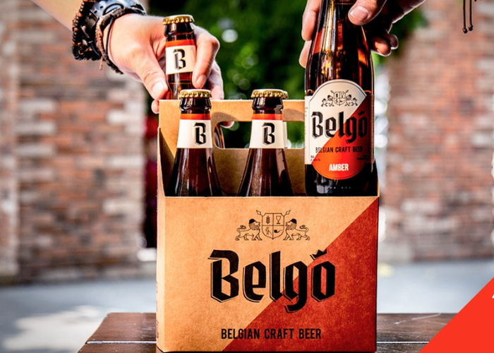 Bia Belgo Amber