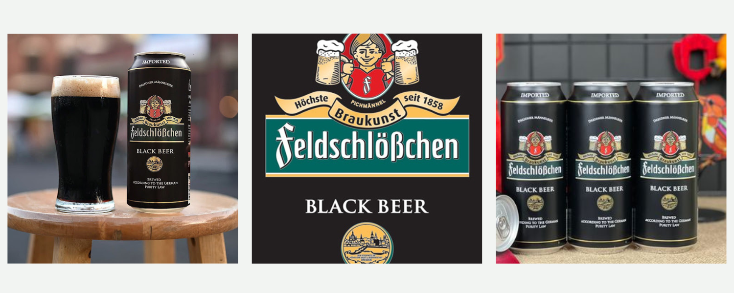 Bia Feldschlobchen Black Beer