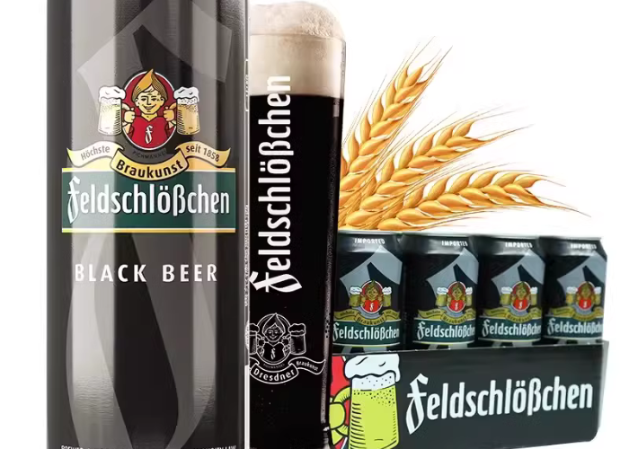 Bia Feldschlobchen Black Beer