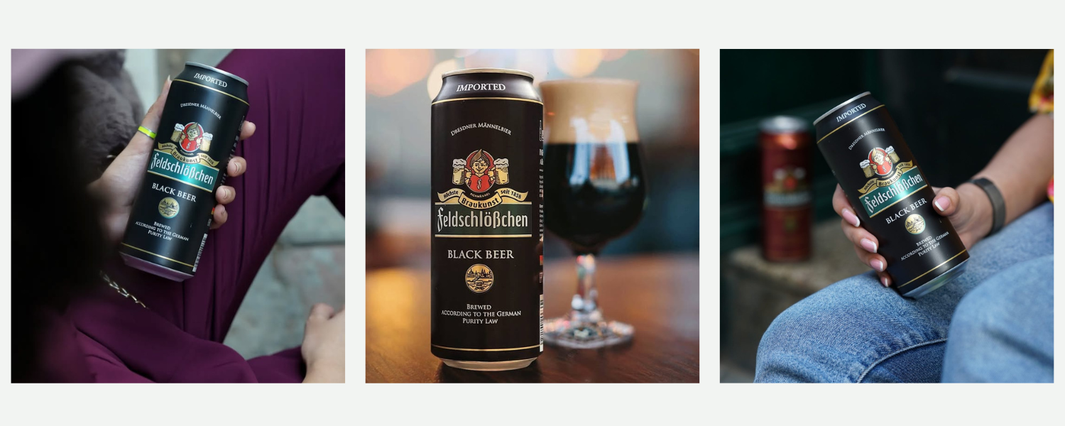 Bia Feldschlobchen Schwarzebier
