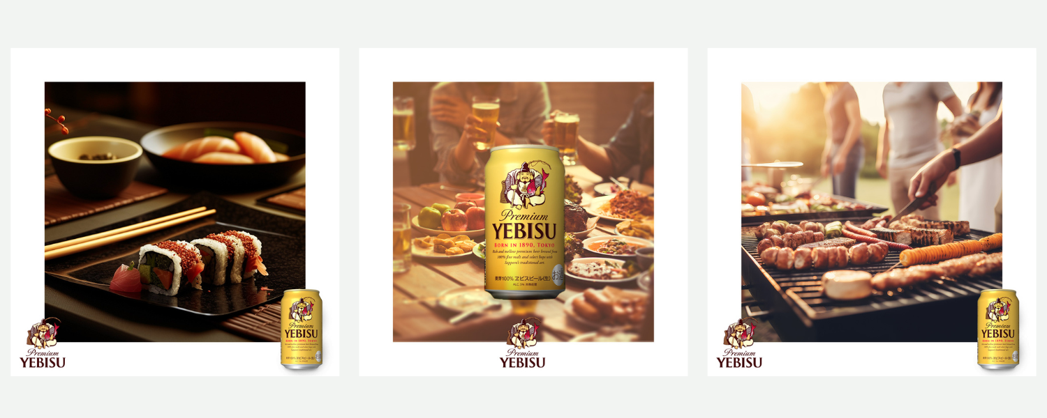 Bia Yebisu Premium vàng