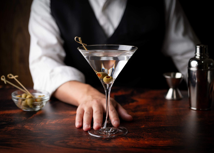 cách làm Cocktail Vodka Martini
