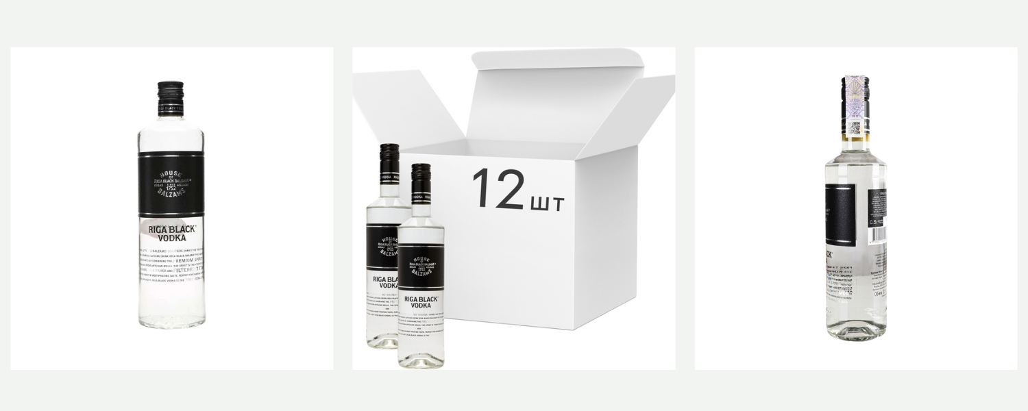 Vodka Riga Black