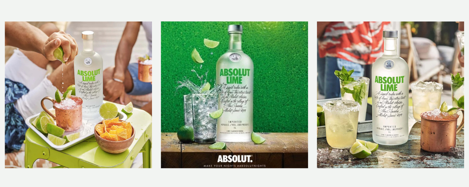 Vodka Absolut Lime 1L