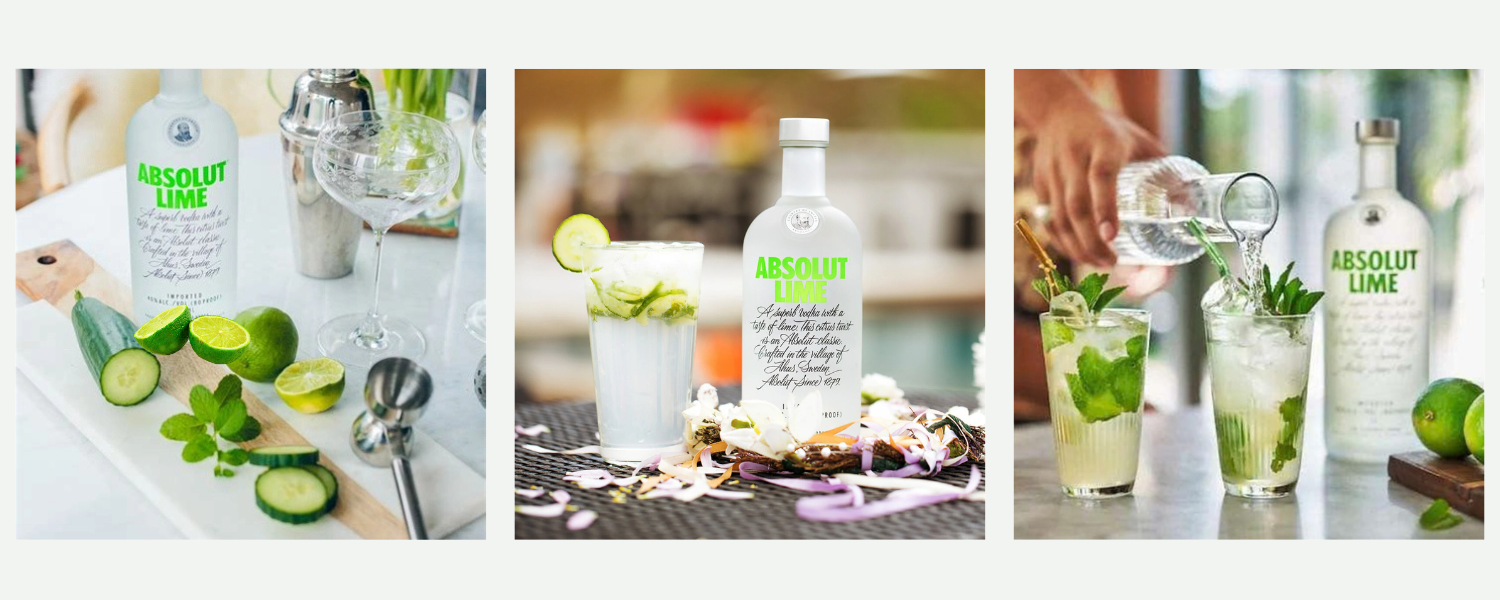 Vodka Absolut Lime 1L