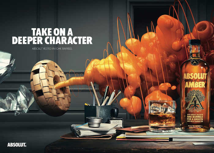 Vodka Absolut Oak