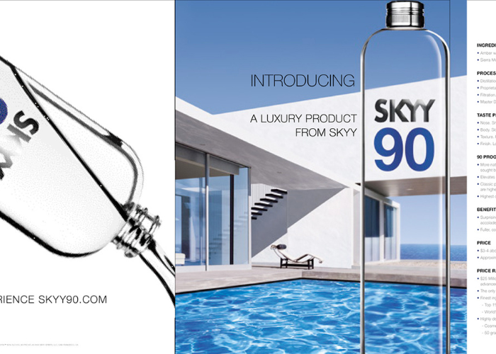 Rượu vodka Skyy 90