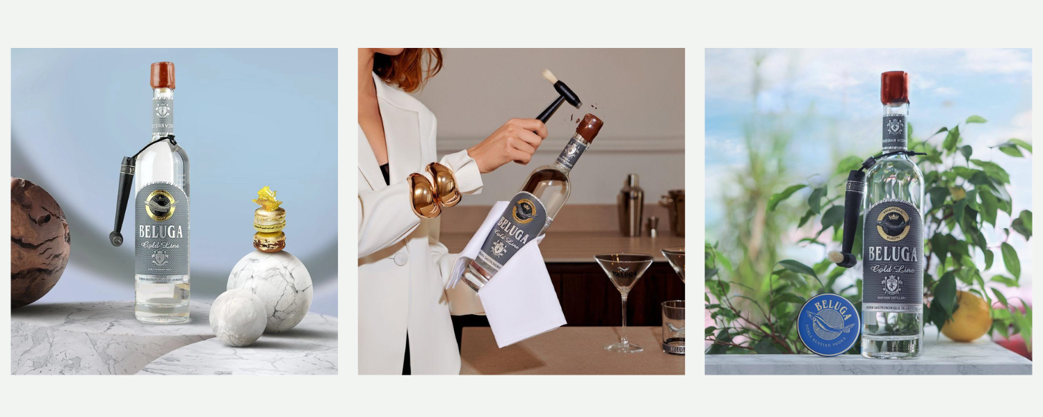 Vodka Beluga Gold Line - Beluga búa