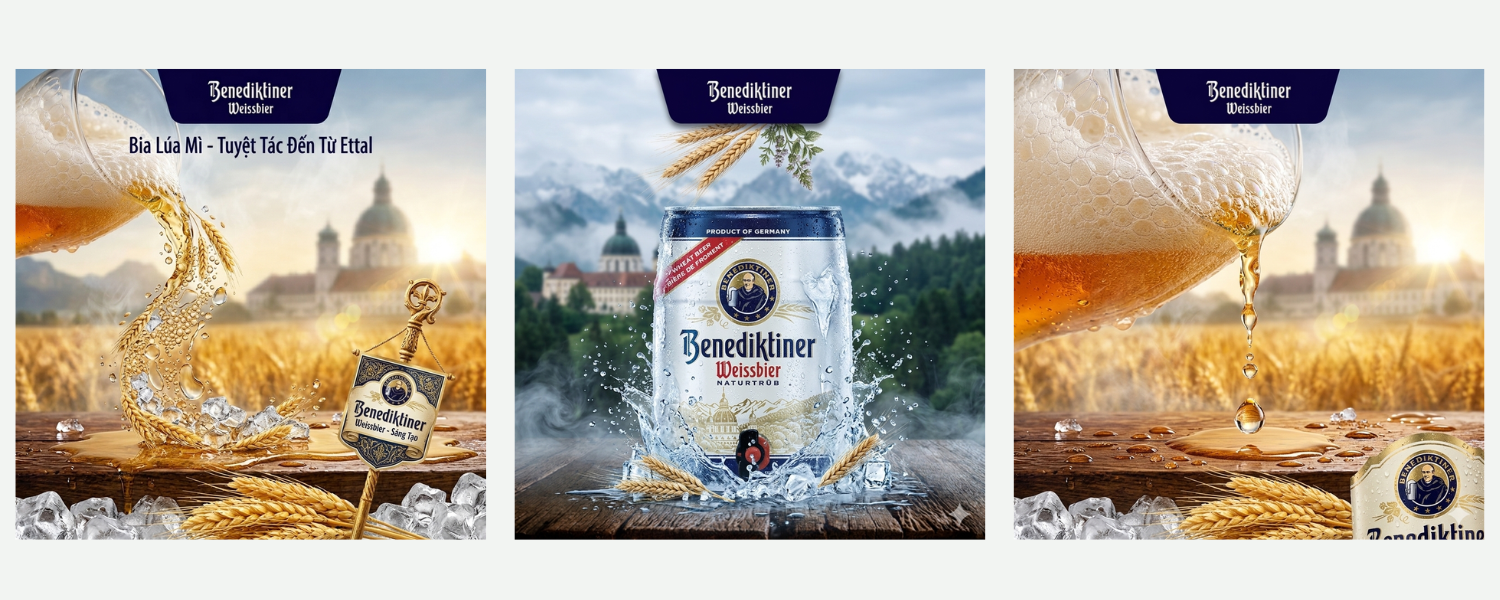 Bia Benediktiner Weissbier 5.4% – Bom 5 Lit