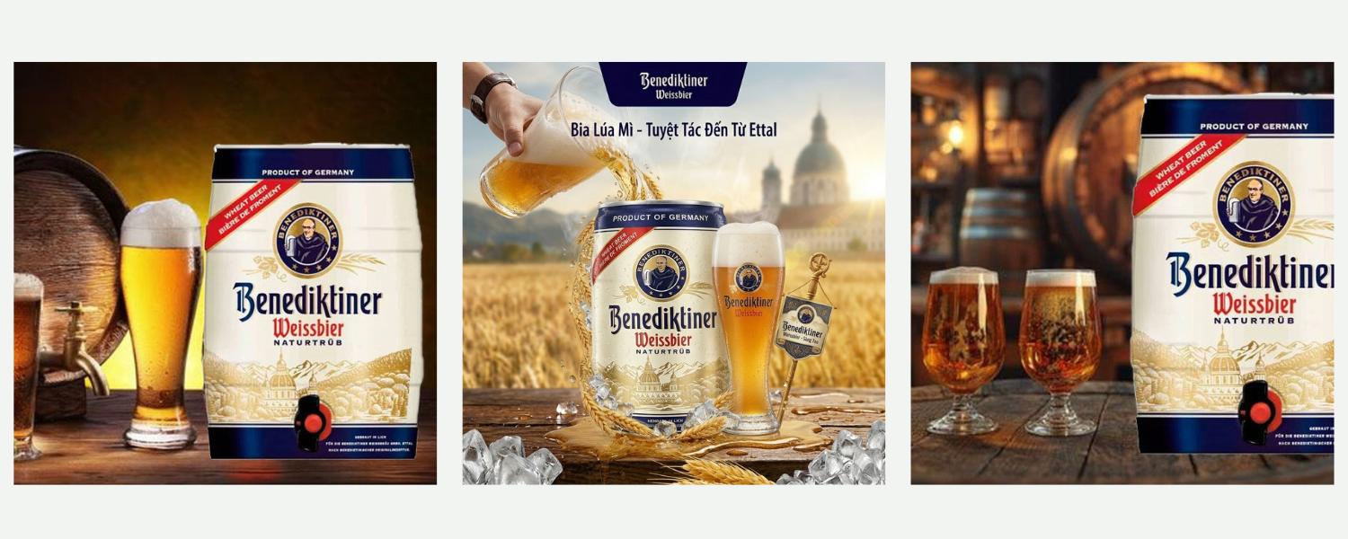 Bia Benediktiner Weissbier 5.4% – Bom 5 Lit