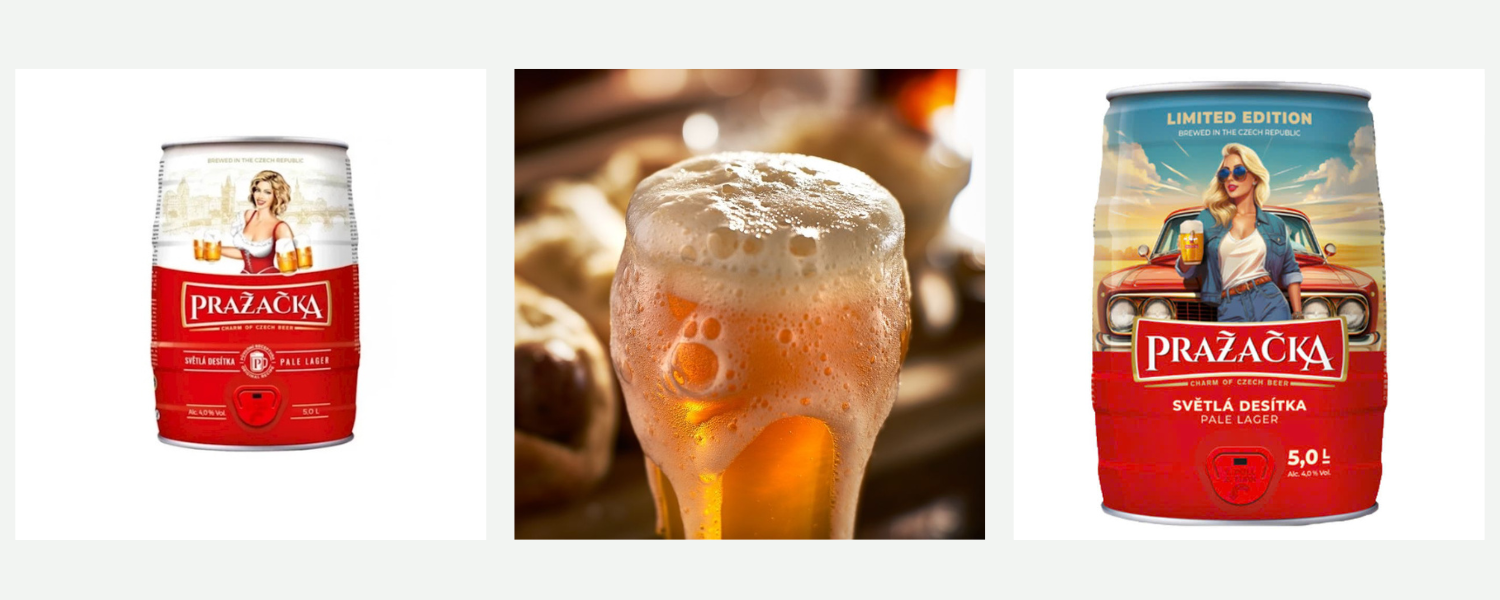 Bia Prazacka Pale Lager 4.9% – Bom 5 Lit