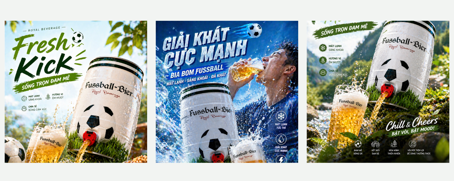 Bia Fussball 5.1% Đức – bom 5 lít
