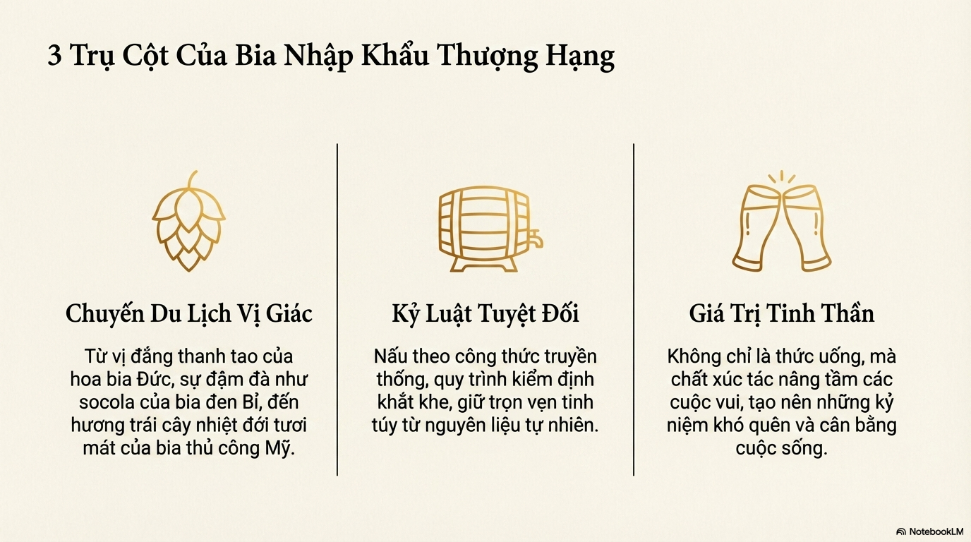 nơi bán bia nhập khẩu