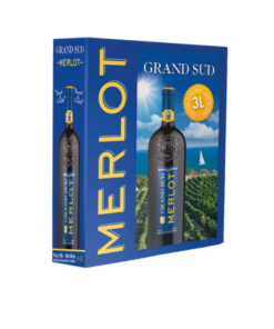 Rượu Vang Bịch Pháp 3L Grand Sud Merlot