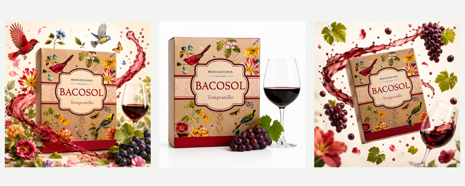 Rượu vang bịch 3l Bacosol Tempranillo