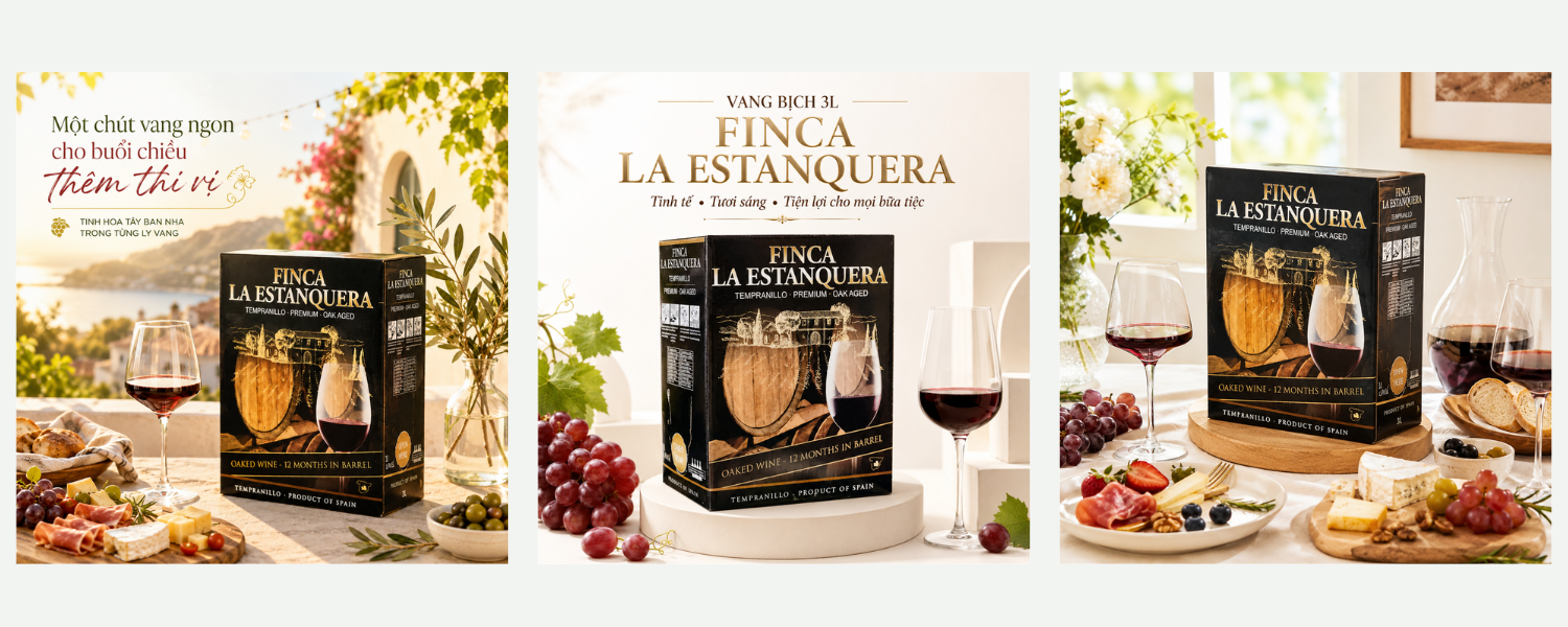 Rượu Vang Bịch 3l Finca La Estanquera