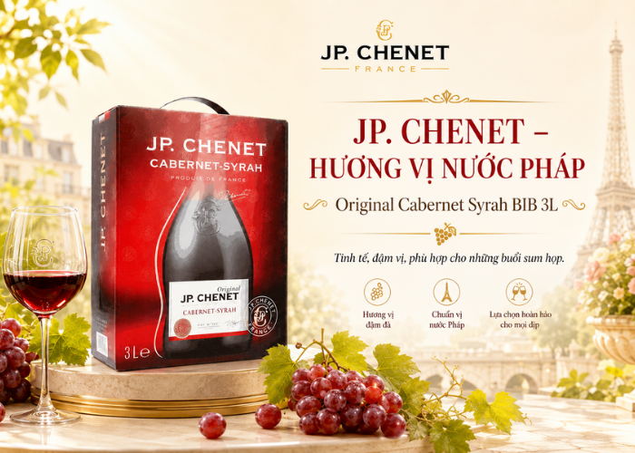 Rượu Vang Pháp JP Chenet Original Cabernet Syrah BIB 3L