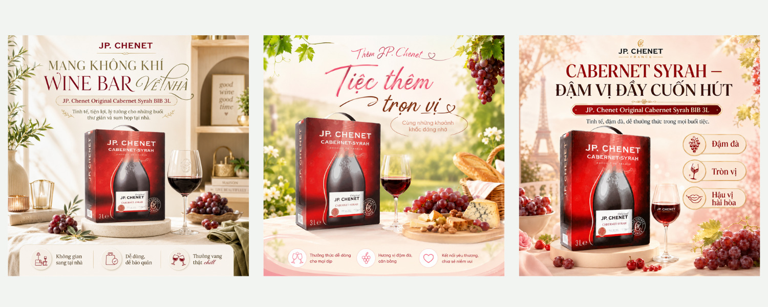 Rượu Vang Pháp JP Chenet Original Cabernet Syrah BIB 3L
