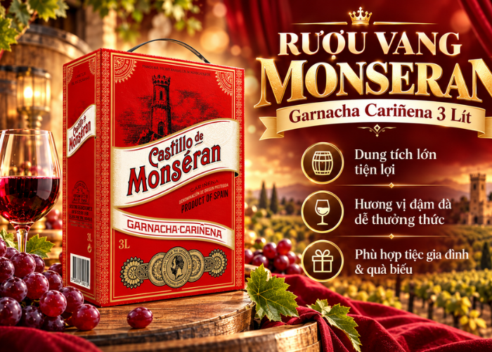 ruou-vang-bib-castillo-de-monseran-garnacha-carinena-3l (1) rượu vang BIB Castillo de Monseran Garnacha Cariñena 3L