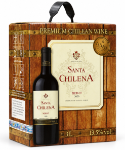 Rượu vang bịch Santa Chilena Merlot 3L