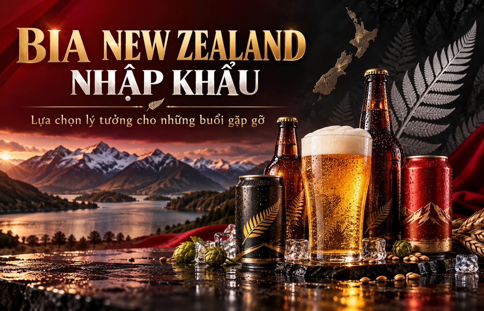 Bia New Zealand Nhập Khẩu
