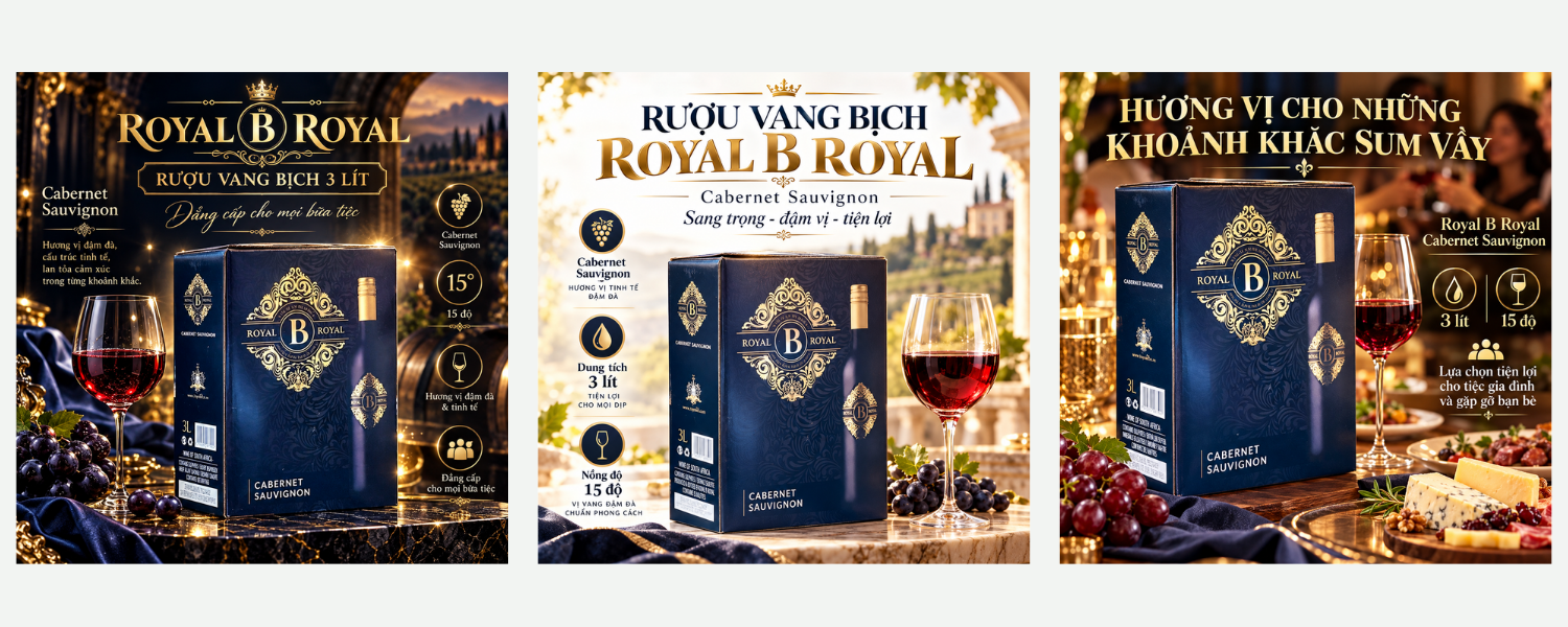 Rượu Vang 3L B Royal Cabernet Sauvignon