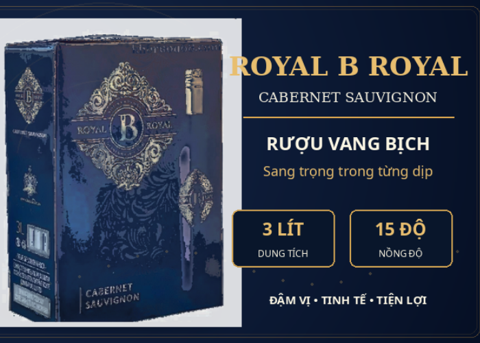 Rượu Vang 3L B Royal Cabernet Sauvignon